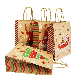  Christmas Party Kraft Paper Gift Bags with Handle Green Monster Kids Present Candy Packaging Bag Xmas Party Decoration Handbags