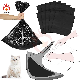 Black Opaque Plastic Cat Litter Trash Reinforcement Material Bag