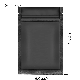  Inventory Hot Selling Low MOQ 5.9 X 8.7 Inch Black Foil Pouch Bags Flat Clear Ziplock Food Storage Bags Plastic Packaging Foil Mylar Bags