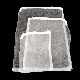  100 Micron Aquarium Nylon Mesh Bags with Plastic Zipper Fish Tank White/Black Net Filter Media Bags