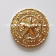  Exquisite Shiny Gold Metal 3D Matte Collection Coin Souvenir