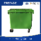  Manufacturer 660 Liter Plastic Industrial Dustbin Mobile Waste Container Garbage Container Trash Can Four Wheels