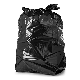  Large Flat HDPE LDPE Recycled Black Trash Liner Bag Waste Garbage Bag