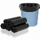 Recycled HDPE/LDPE Customized Large Black Plastic Garbage Bags on Roll Heavy Duty
