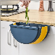  Foldable Waste Bin for Kitchen Cabinet Door Home Garden Office School Kitchen Bathroom Car, Dry and Wet Garbage Separation Hanging Trash Can Bl12254