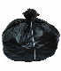  PE Black Dustbin Bin Liner with PP String Ties Plastic Trash Bag Garbage Bag Waste Bag Packaging