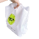  Factory Die Cut Punching Patch Handle Plastic Bag Food Industry Service Restaurant to Go Take out Carry Bag