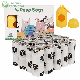 Poop Bags Biodegradable Compostable Custom Blue Paw Print Dog Waste Bag