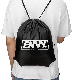 Custom Backpack Polyester Waterproof Drawstring Shoulder Sport School Shoe Bag