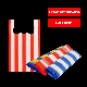  Hot Sale Colorful Striped Shopping Plastic Bag Accept Customized Logo Color
