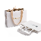  Luxury High Quality White Kraft Paper Printing Packaging Gift Shopping Bag for Clothing/Shoes/Wig