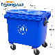  Wholesale Mobile Large 50L 100/120/240/360/660/1100 Liter HDPE Eco Friendly Industrial Street Standing Plastic Garbage Bins Factory Price