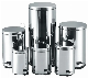  Round Stainless Steel Pedal Trash Can Dustbin