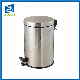  5L Stainless Steel Dustbin for Kitchen Small Bathroom Pedal Trash Bin