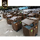  Double-Stream Waste Recycling Trash Bin