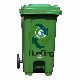  HDPE Large Waste Solution Pedal Opened 100L Plastic Trash Can