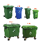  120L 240L 660 Liter 1100 Liter Large Outdoor Mobile Trash Can Wheelie Waste Garbage Bin Plastic Dustbin