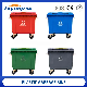  Mobile Indoor Outdoor 50L 100/120/240/360/660/1100L Trash Can Industrial Recycle Plastic Garbage Trash Wheelie Waste Bin with Lid Pedal