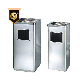 Waste Bin Papelera De Basura Poubelle Outdoor Garbage Trash Can