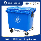  1100L Capacity Custom Color Heavy Duty Outdoor Public Hotel Recycle Pedal HDPE Dustbin Plastic Wheel/Wheelie/Rubbish/Waste/Garbage/Trash Bins in Food Industry
