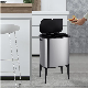  Kitchen Recycling Trash Can Home Press Waste Bin with Legs