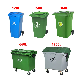  120L 240L 360L 660L 1100L Outdoor Customized Size Plastic Dustbin / Trash Can / Garbage Bin / Waste Bin for Sale