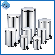  Stainless Steel Garbage Recycling Waste Bin Food Pedal Bin
