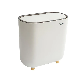 Household Narrow Space Pressing Style Plastic Toilet Dustbin