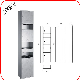  304 Stainless Steel Toilet Washingroom Sanitary Ware Bathroom Accessories Wall Mounted Paper Towel Holder Hand Dryer Trash Can Dustbin Recycle Bins Stainless St