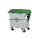 240L Plastic Outdoor Dustbin with Wheels