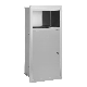  Yingye Hardware Public Washrooms Stainless Steel Recessed Mounted Waste Bin with Lock