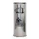  Stainless Steel Dustbin Trash Bin Garbage Can for Hotel Restaurant Cafe Canteen