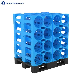  1000X600X300mm 19liter 5 Gallon Heavy Duty HDPE Stackable Storage Plastic Water Bottle Rack