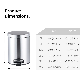 Household Stainless Steel Pedal Bin Waste Bin Kitchen Dustbin Trash Can