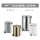  Custom Colors Hot Selling 3L/5L/12L/20L/30L Trash Can Stainless Steel Dustbin for Indoor Rond Waste Bin