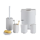  Luxury Family Creative Soap Dispenser Toothbrush Holder Tumbler Soap Dish Toieltbrush Holder PP Bathroom Set