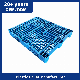  1000 X 1200 40 X 48 Custom Plastic Antistatic Euro Palet Blue Plastic Pallet Plastic Pallet Manufacturer Racking Use Three Runners Plastic Pallet