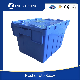  Wholesale Plastic Storage Box with Lid Food Grade Recyclable Logistics Turnover Box Attached Lid Container Litre