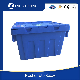  Stackable Plastic Logistics Handbag Mobile Case with Cover Turnover Case Flat Noodles for Transportation