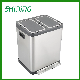  2-in-1 Soft Close Waste Bin for Office Use