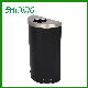 Black Color Half Round Dustbin (YH-91) manufacturer