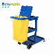  Hotel Cleaning Cart with Cover Multi-Function Janitorial Carts Cleaning Cart Trolley