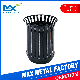  Outdoor Dustbin Iron Round Dust Bin Steel