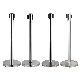  Stainless Steel Stanchion Post Crowd Control Barrier Queue Retractable Belt Railing Stanchion