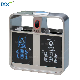 Guangzhou Max 2021 New Stainless Steel Outdoor Dustbin with Ashtray manufacturer