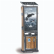  City Outdoor Smart Sorting 2 Compartment Waste Bins Solar Advertising Trash Can
