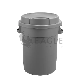  Plastic Garbage Can with Hole Lid Big Trash Bins