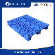  China Top Factory Best Price 1250X1000 1310 Heavy Duty Plastic HDPE Blue Pallet Warehouse Industry Storage Logistics Steel Three Skids Plastic Pallet for Sale