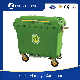 New High-Density Polyethylene One Time Injection Molding Dustbin with Wheel