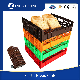  HDPE Food Grade Stackable Moving Crate Small Plastic Storage Bread Crates Transport Stackable Storage Plastic Toast Crates Bread Tray Bakery Crate for Bread